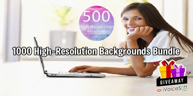 Giveaway: 1000 High-Resolution Backgrounds Bundle – Free Download