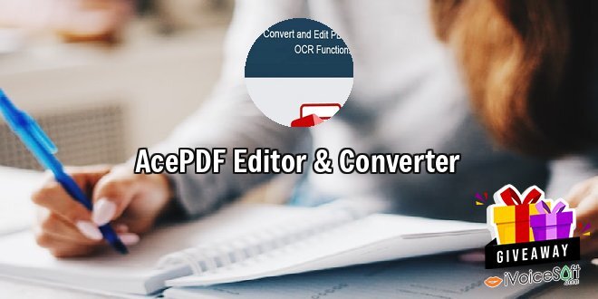 Giveaway: AcePDF Editor & Converter – Free Download