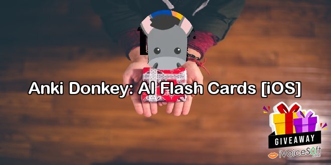 Giveaway: Anki Donkey: AI Flash Cards [iOS] – Free Download