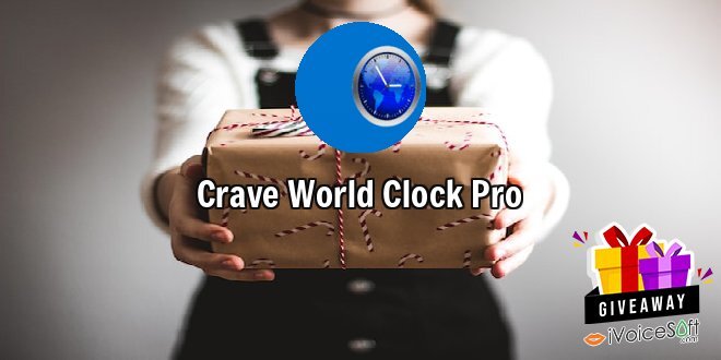 Giveaway: Crave World Clock Pro – Free Download