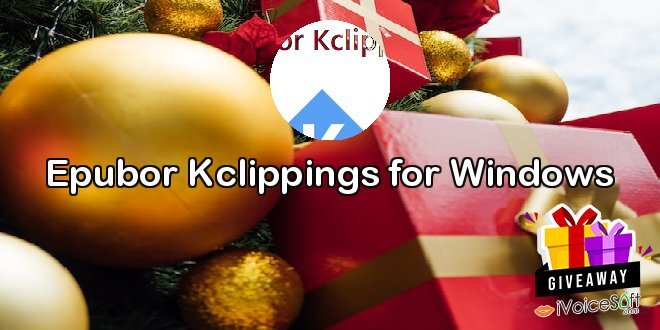 Giveaway: Epubor Kclippings for Windows – Free Download