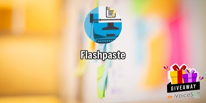 Giveaway: Flashpaste – Free Download