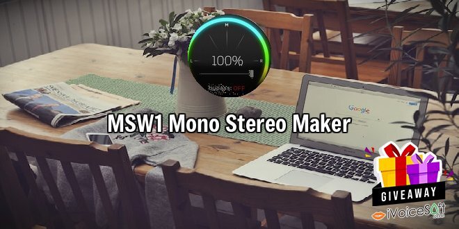 Giveaway: MSW1 Mono Stereo Maker – Free Download