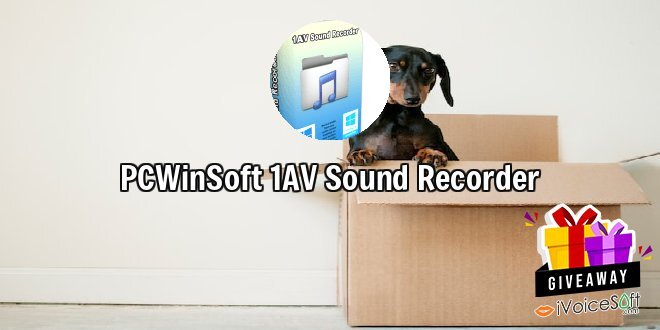 Giveaway: PCWinSoft 1AV Sound Recorder – Free Download