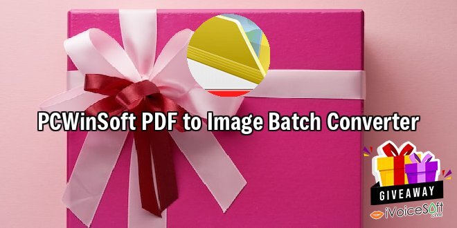 Giveaway: PCWinSoft PDF to Image Batch Converter – Free Download