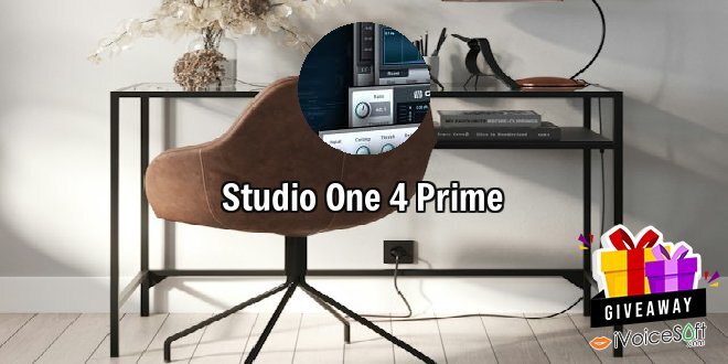 Giveaway: Studio One 4 Prime – Free Download