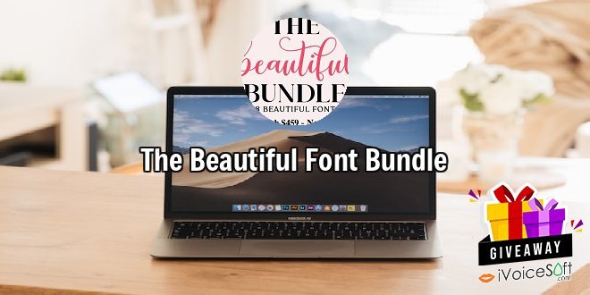 Giveaway: The Beautiful Font Bundle – Free Download