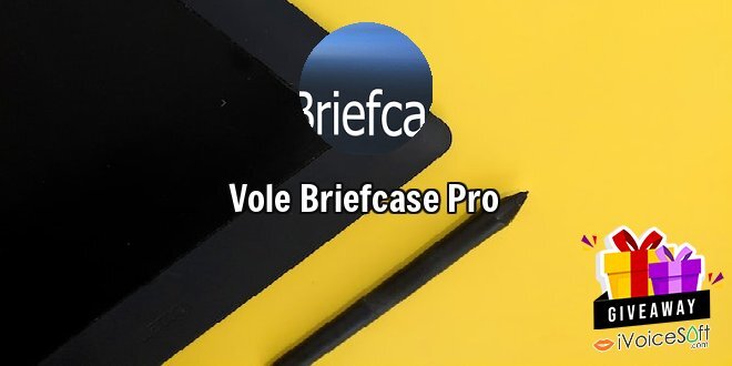 Giveaway: Vole Briefcase Pro – Free Download