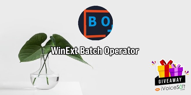 Giveaway: WinExt Batch Operator – Free Download