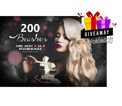 200 Awesome Photoshop Brushes Giveaway