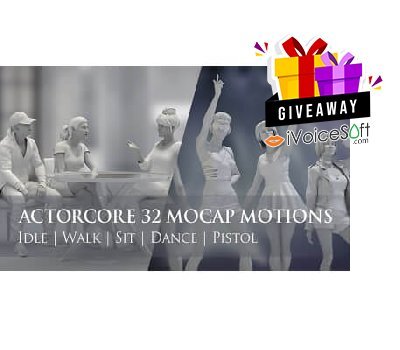 ActorCore Mocap Motions Content Pack Giveaway