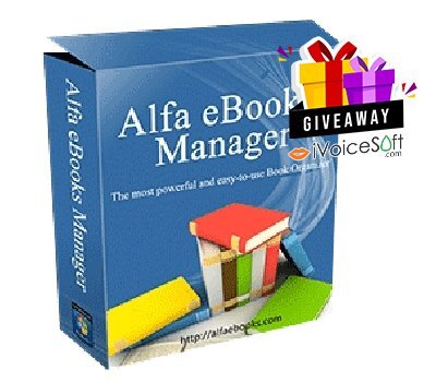 FREE Download Alfa eBooks Manager Giveaway From iVoicesoft