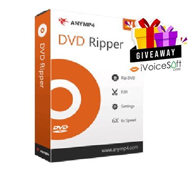 Giveaway: AnyMP4 DVD Ripper