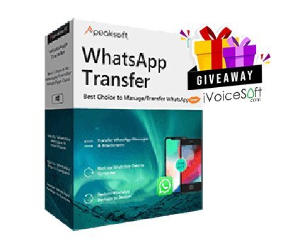 Giveaway: Apeaksoft WhatsApp Transfer