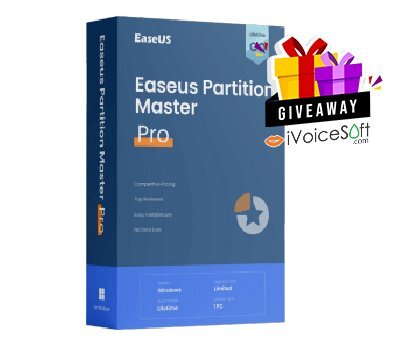 EaseUS Partition Master Professional Giveaway