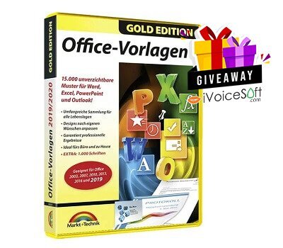 Giveaway: Office Templates 2021 – Gold Edition