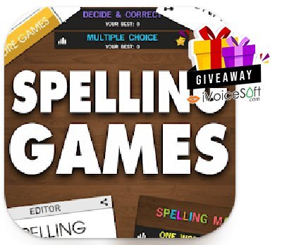 FREE Download Spelling Games PRO 8 in 1 App Android Giveaway From iVoicesoft
