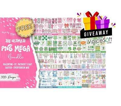 FREE Download The Ultimate PNG Mega Bundle Giveaway From iVoicesoft