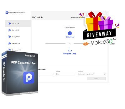 Giveaway: ThunderSoft PDF Converter Pro