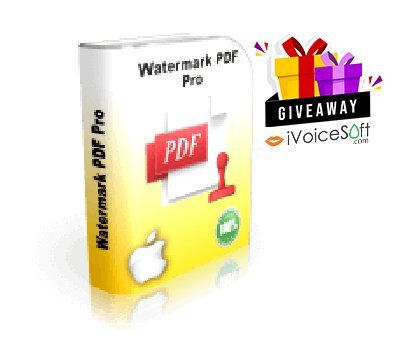 Giveaway: Watermark PDF Pro