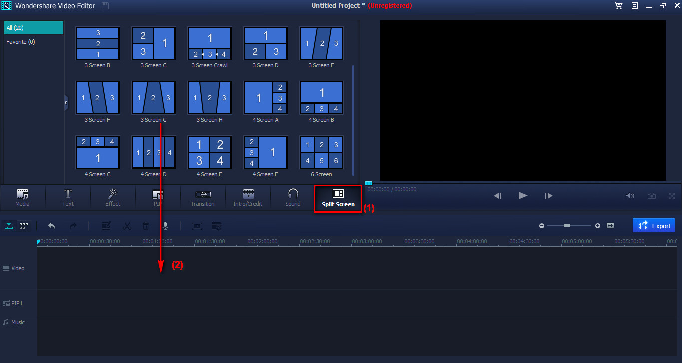 Screen video editor