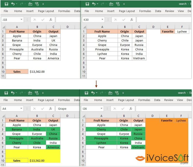 Compare Worksheets With Kutools For Excel IVoicesoft